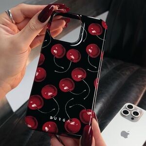 Burga “Cherrybomb” iPhone 16 Pro Case (MagSafe) - Brand New with Dust Bag
